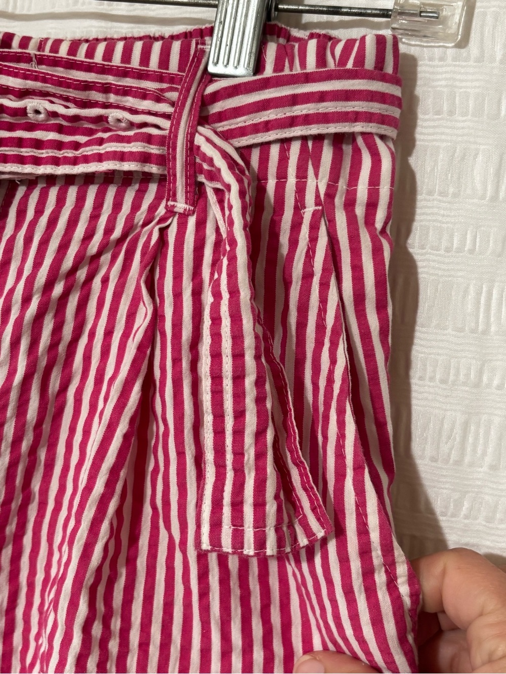 A New Day High Waist Seersucker Striped Shorts Sz Small - Picture 9 of 9
